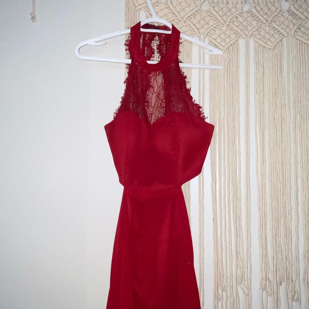 Red prom dress